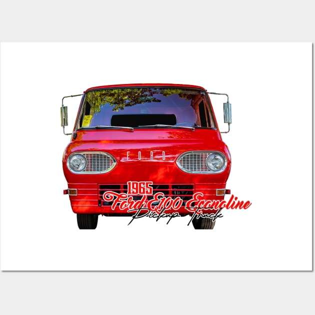 1965 Ford E100 Econoline Pickup Truck Wall Art by Gestalt Imagery